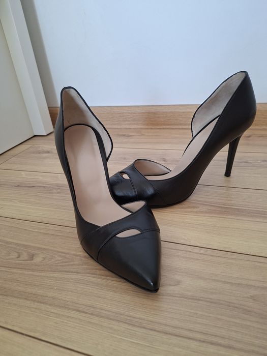 Pantofi stiletto NOI piele naturala