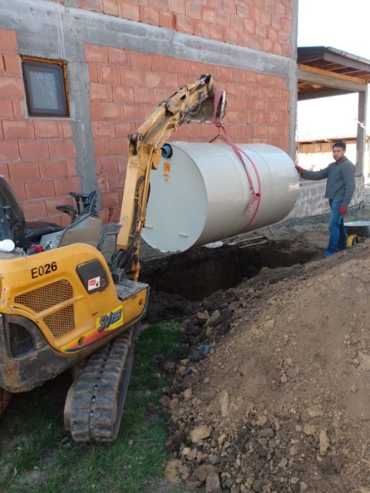Fosa septica ecologica - montaj