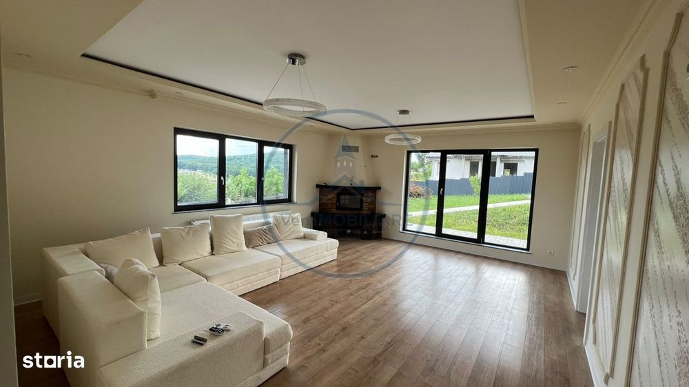 Casa noua 5 camere 146 mp, teren generos de 1.000 mp, zona linistita