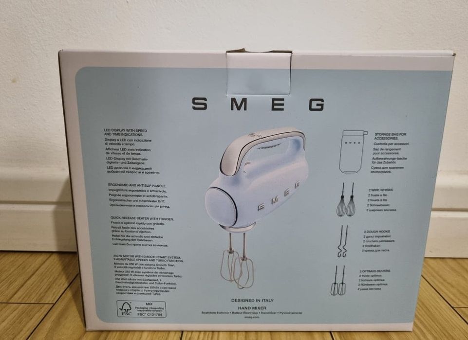 Mixer manual Smeg.