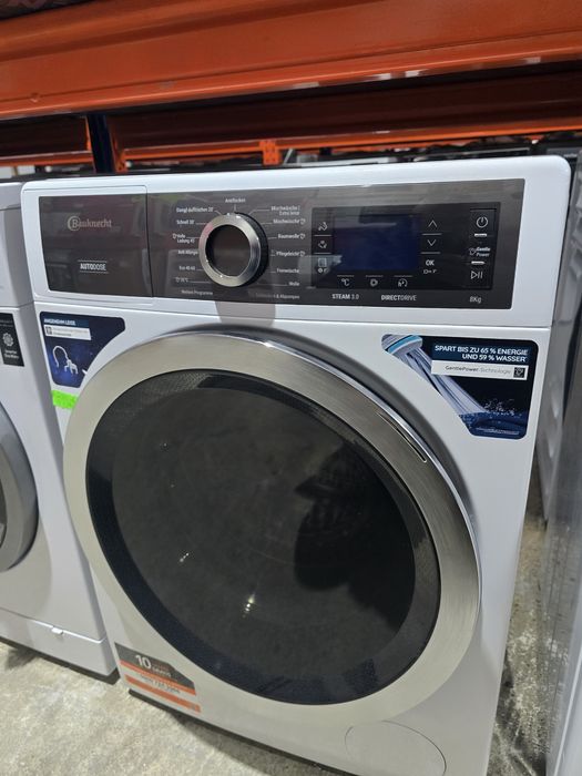 Нов инверторна Direct Drive самодозираща пералня  Bauknecht 8 кг