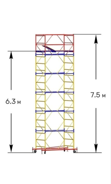 Леса на колесах , вышка тур
