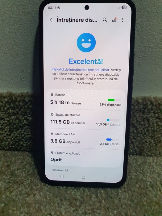 Telefon A54 5g impecabil 128gb cu 8 gb Ram