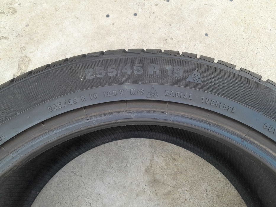 O anvelopa iarna 255 45 19 continental wintercontact TS 830P cu 7,5 mm