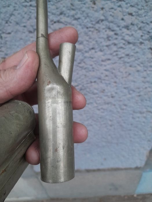 100+ годишна Сребърна ниска проба  Сачан Китайска лула за опиум