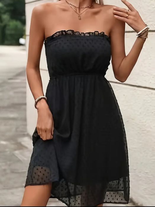 Лятна черна рокля