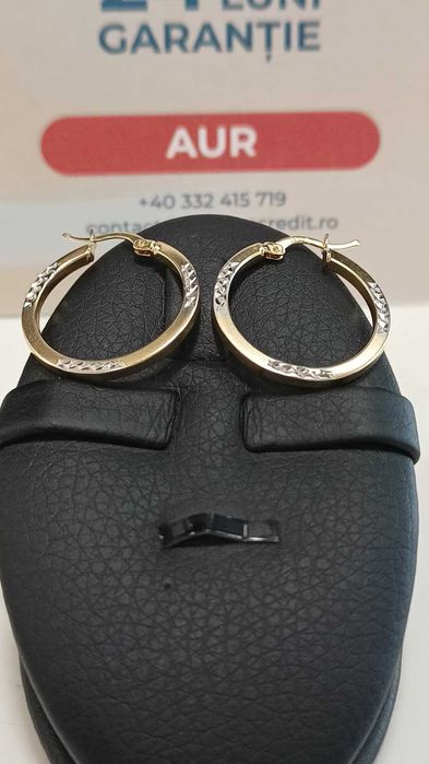 (Ag24) Cercei aur 14K 2.38gr B45540.2- Garantie 2 ani!