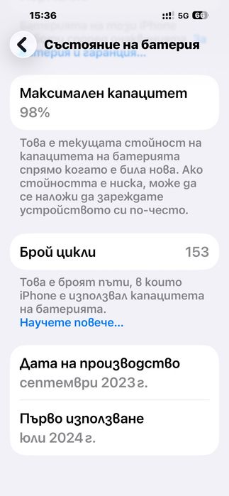 iPhone 15+128 g.b.