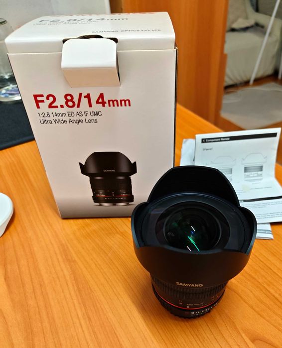 Samyang 14mm f/2.8 ED AS IF UMC pentru Nikon F