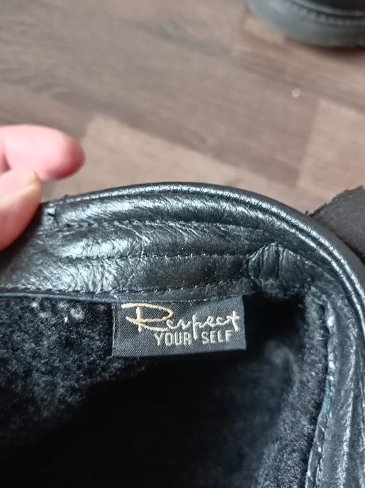 Мужские кожаные ботинки