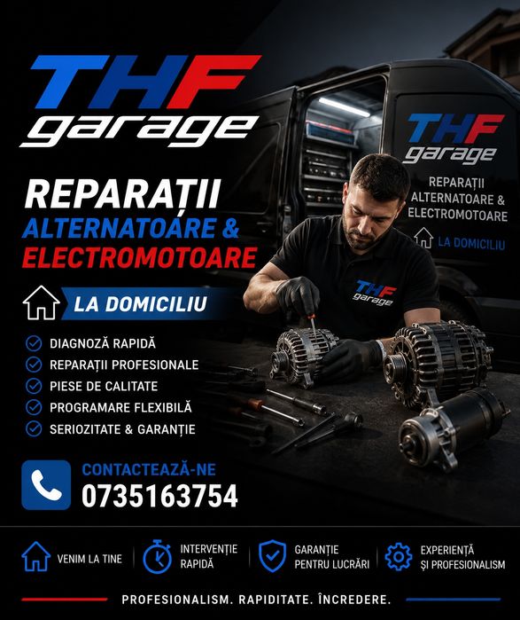 Reparatii alternatoare electromotoare la domiciliu
