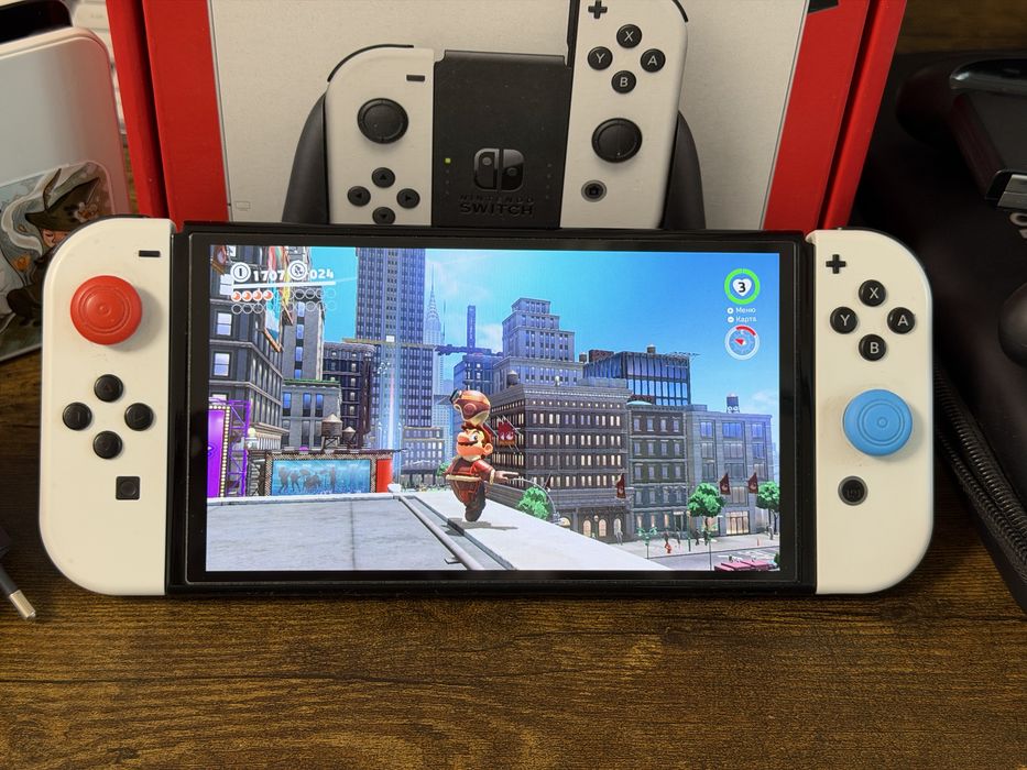 Nintendo Switch Oled (64+128gb) в отличном состоянии