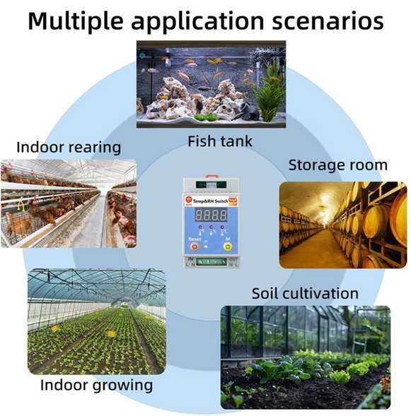 Tuya Smartlife WiFi термостат за DIN шина с термодатчик - 20А 4000kw