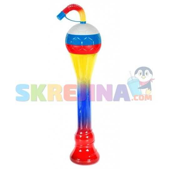 Атрактивни Чаши с Футболна топка За Скрежина, Смути И Фреш 350мл