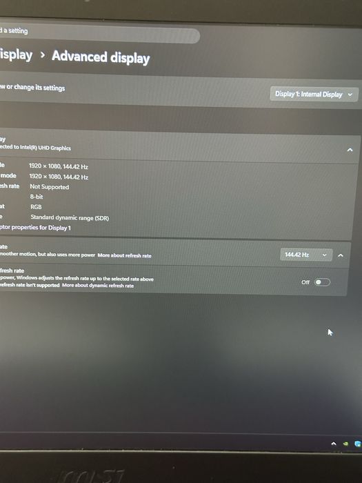 Laptop Gaming MSI Thin GF63 12VF | RTX 4060 8GB | i5-12450H | 16GB RAM | SSD 512GB