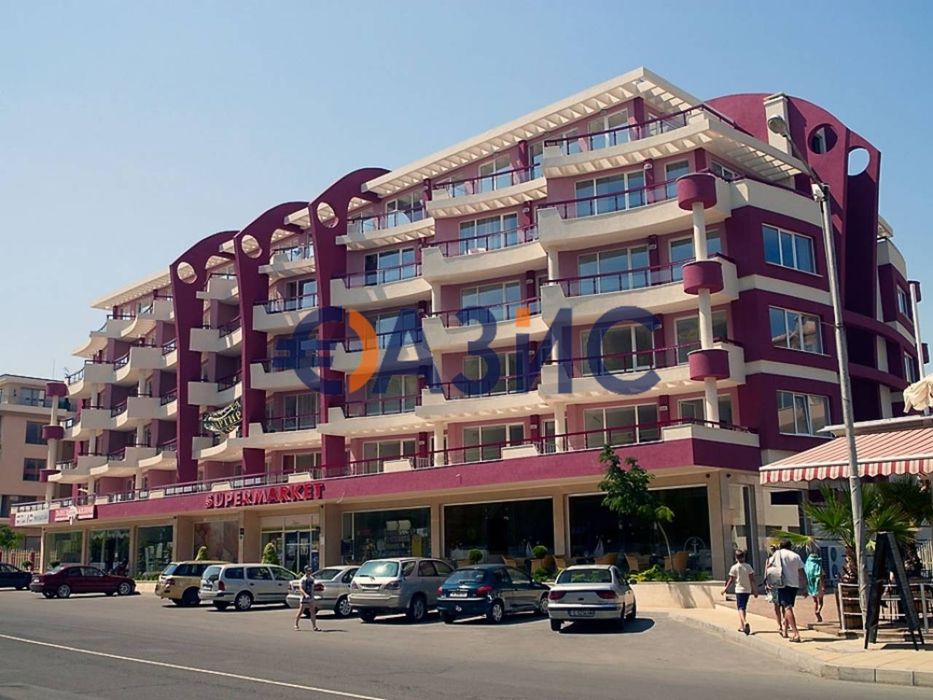 Апартамент с 1 спалня в "Кабана Бийч Клуб", Несебър, България, 54.13 кв. м, #34041962