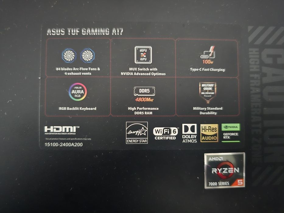 Asus TUF Gaming A17