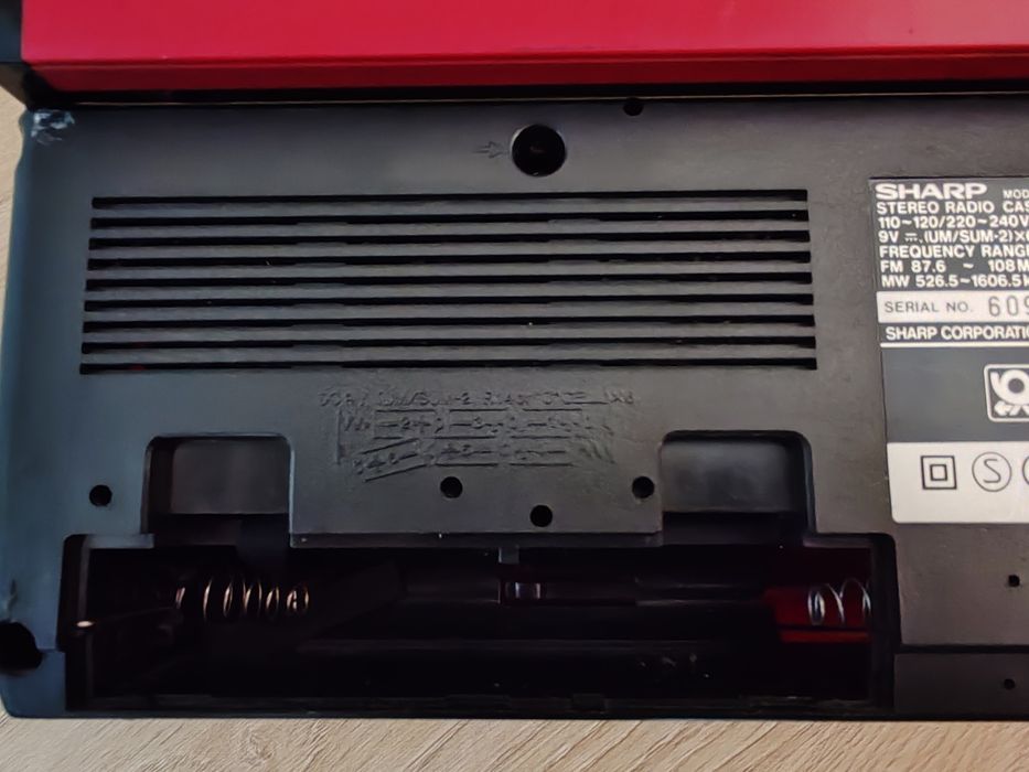 Касетофон SHARP  WQ -262H