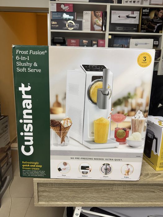 машина за сладолед и замразени напитки Cuisinart Frost Fusion 6-in-1
