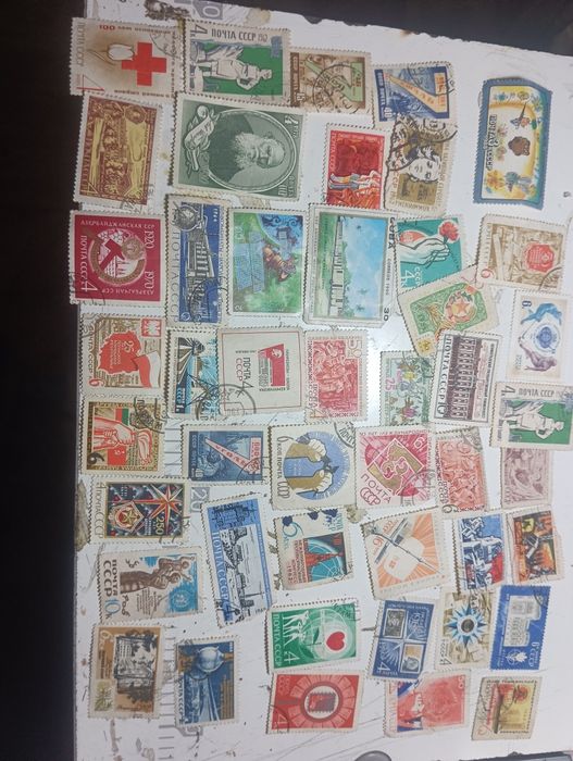 Почтовые мпрки СССР разных годов тематика разная