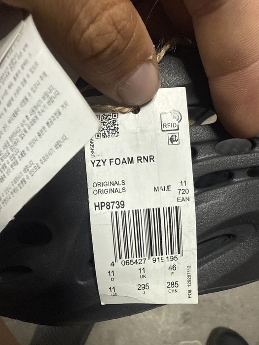 Adidas Yeezy Foam RNR Onyx HP8739 – чисто нови