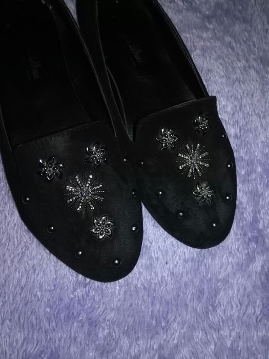 Легкие мягкие макасины черные
