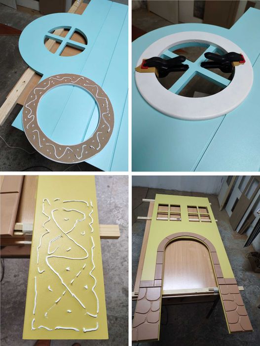 casute / loc de joaca copii interior / mini-orasel