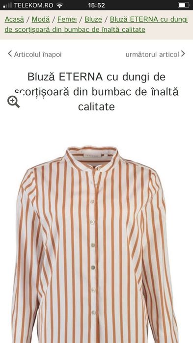 Cămașă damă, Eterna!