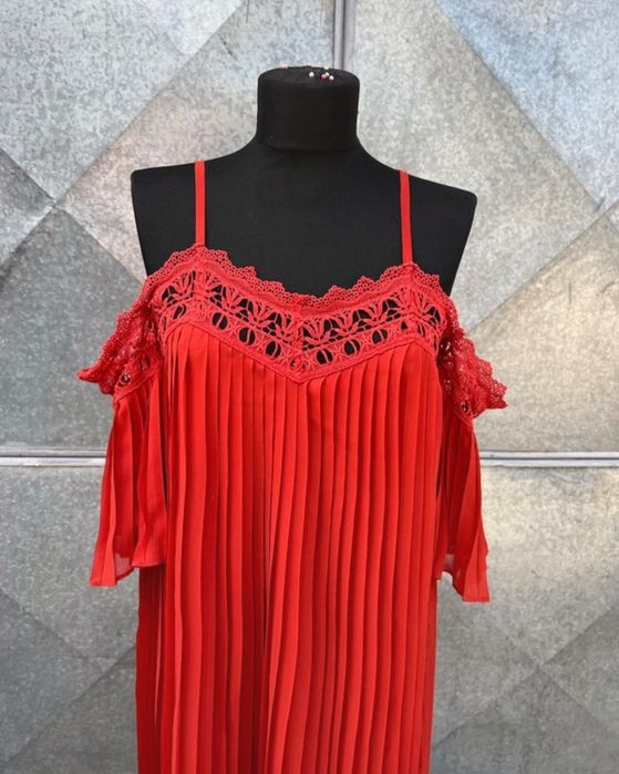 Rochie maxi plisata H&M