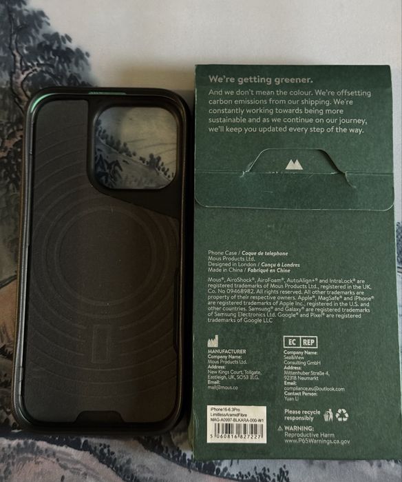 Husa/Carcasa Mous iPhone 16 Pro Aramid Fiber