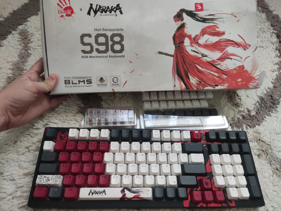 Клавиатура bloody s98 (naraka Edition)