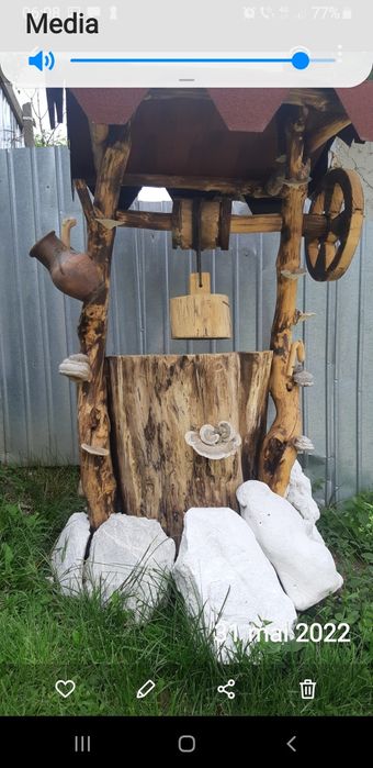 Mobilier rustic de curte