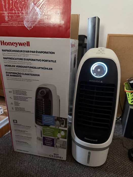 ,, aer conditionat” Racitor de aer evaporativ Honeyweel garantie iulie 2027