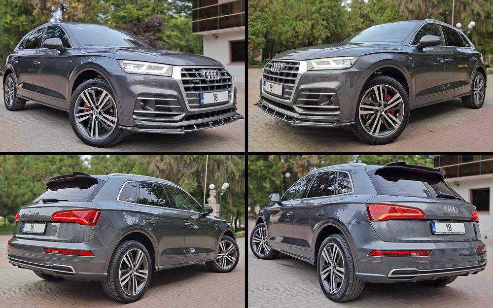 AUDI Q5-2018‼️3xS-Line•QUATTRO•MATRIX•Virtual•PIELE•Navi Mare•UNIC Proprietar