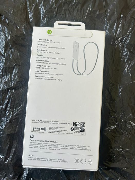 Vand curea apple crossbody strap purple(mov)