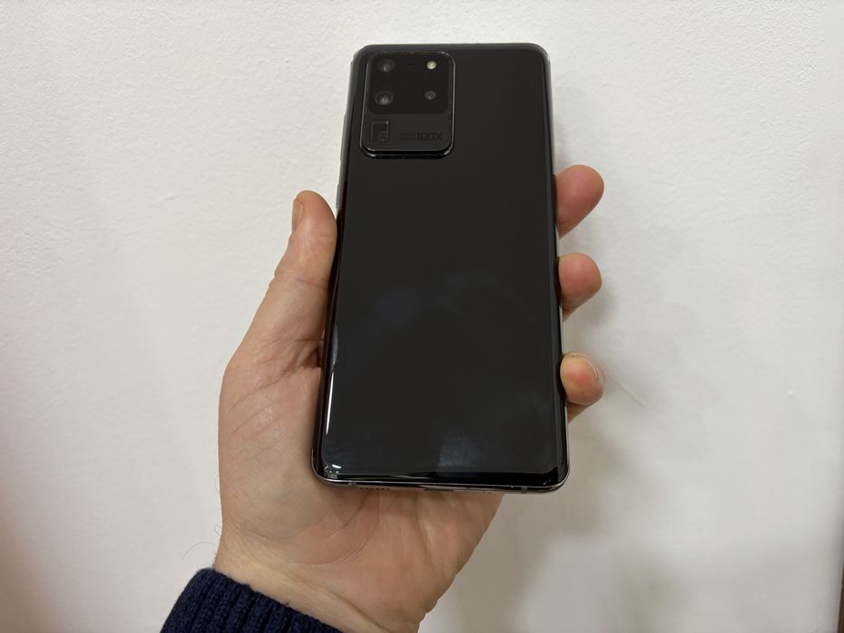 Samsung Galaxy S20 Ultra 5G, 128 gb, 12 gb ram, Black, dual sim