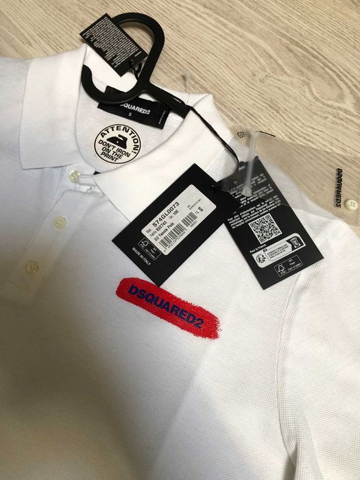 Dsquared2 tricouri S-M, retail 325 euro