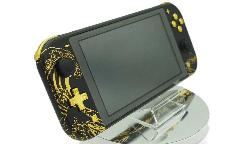 Nintendo Switch Lite Custom The Great Wave Modată Picofly, 128GB