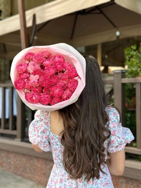 Пионы, розы, Гортензий, Хризантемы