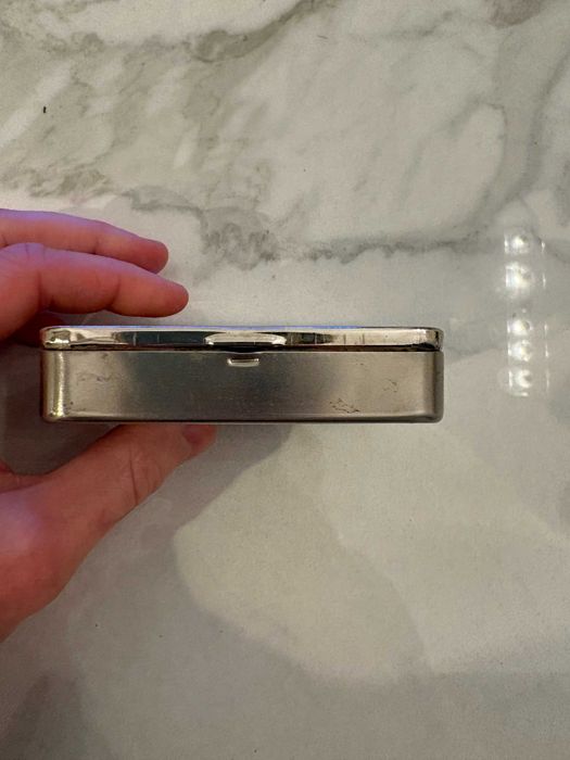 Tabachiera veche Rapid - Germania argintata anii 50, stare buna