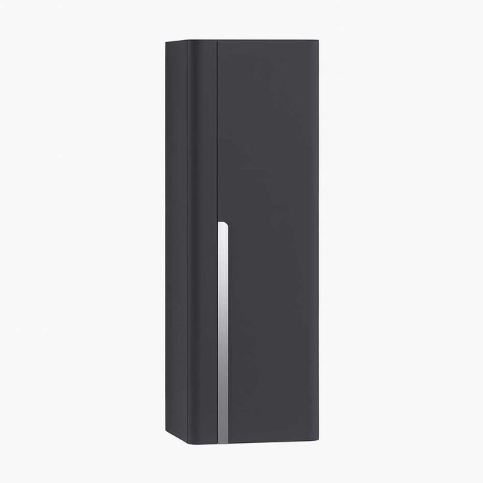 Комплект за баня ELIA DARK GREY 60 см - шкаф, LED огледало и колона