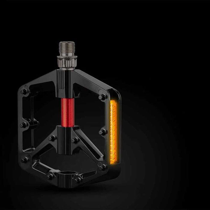 Леки алуминиеви педали за велосипед PROMEND M24N, Двоен DU лагер, Пин