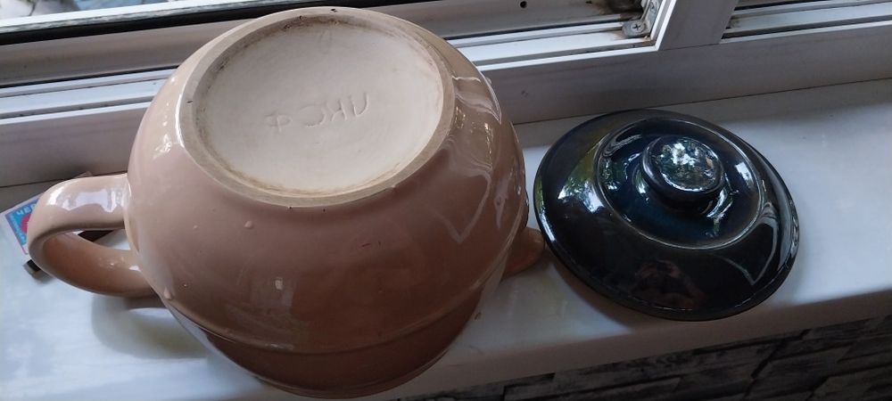 Лксф керамика чайник винтаж