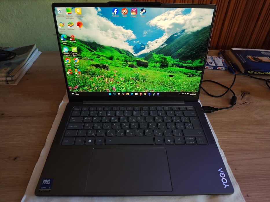 “Lenovo Yoga Slim 7 OLED 120Hz | Ultra 7 258V | 32GB RAM 2г гаранция