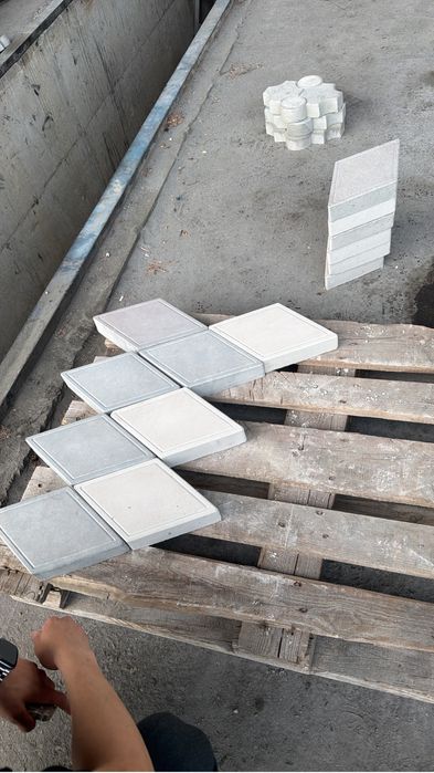 Брусчатка, бордюр, пескоблок, поребрик