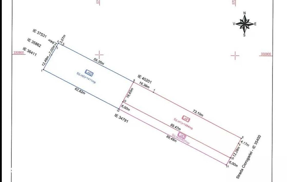 Intravilan 1.484 mp parcelabil, Bacu/Joita,  6 km de Centura veche, 1 km de A0 si 1 km de A1posibilitate 4 loturi, direct la drum județean(asfalt)