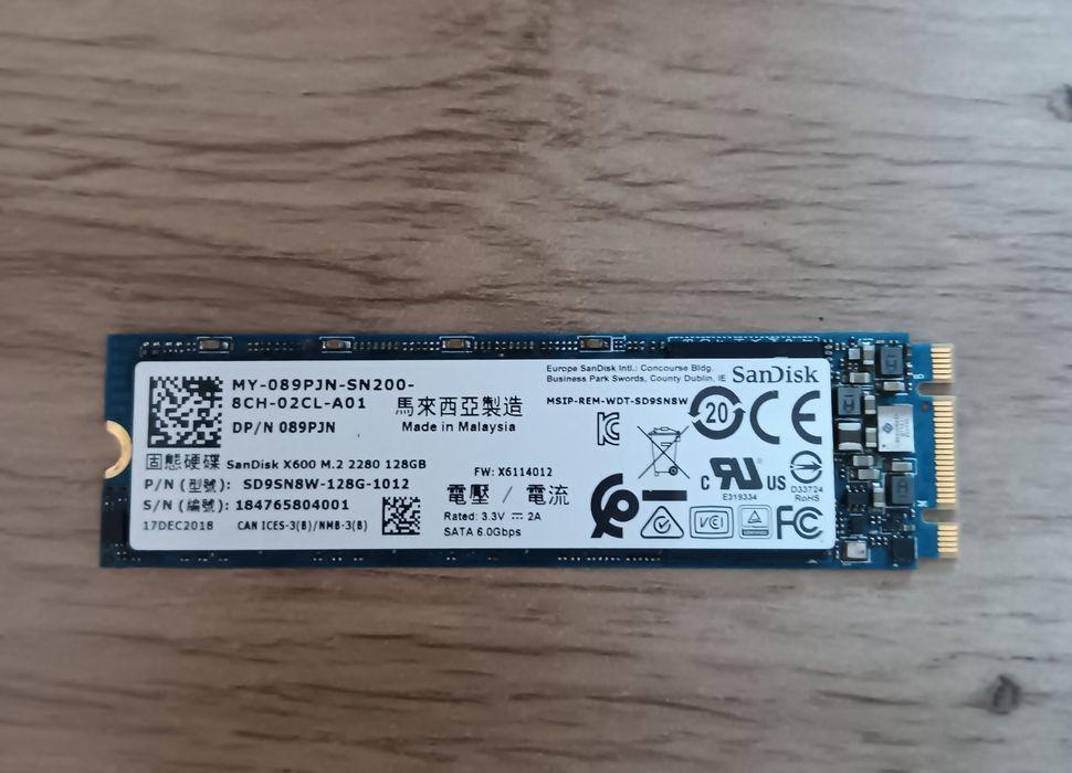 Ssd M2 128gb SanDisk