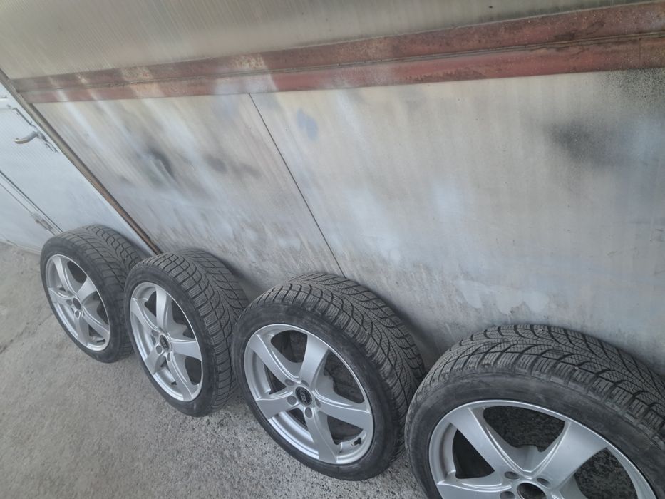 Doua seturi jante Skoda vw passat R16 si audi R17 5×112