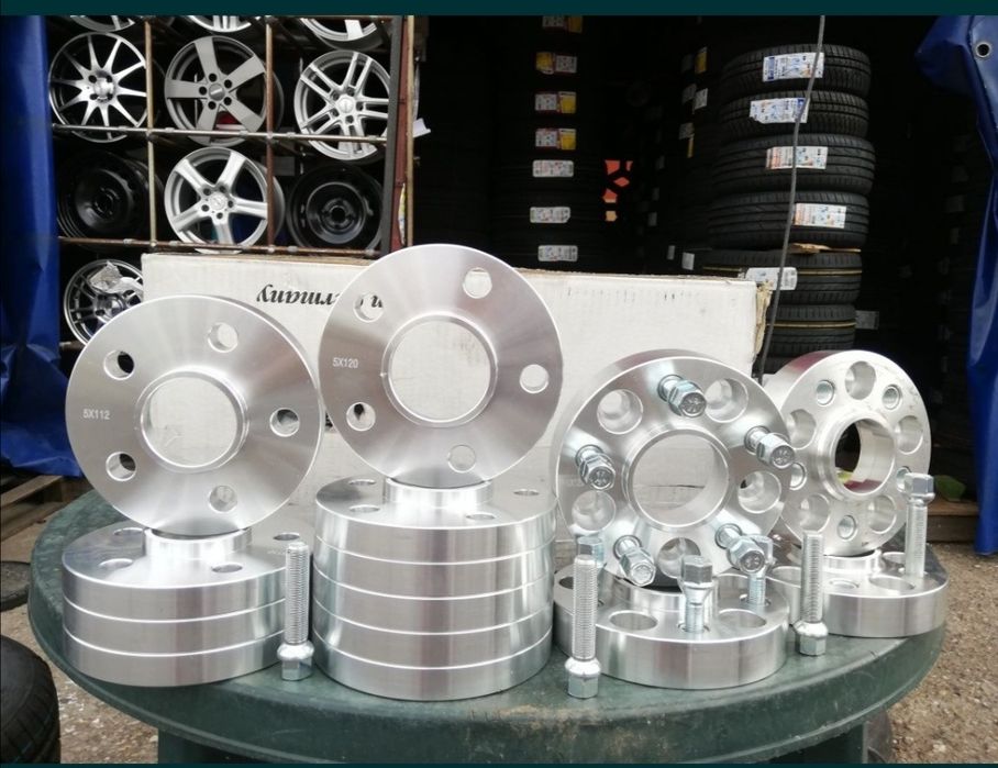 Flanșe 5x112 Audi  flanșe distanțiere butuc 66,6 și 57,1