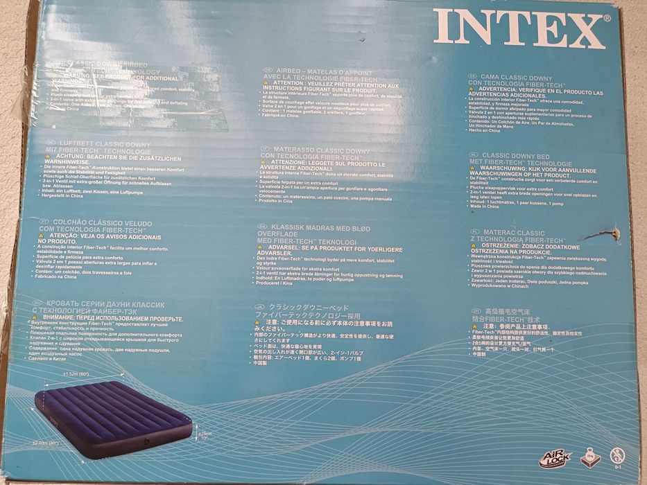 Надувной матрас Intex